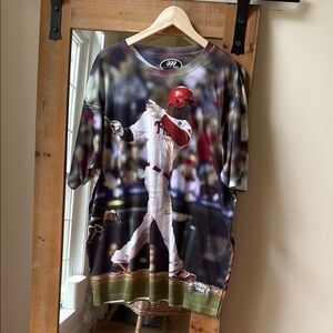 Philadelphia Phillies Ryan Howard Graphic Performance Tee Shirt Size XL